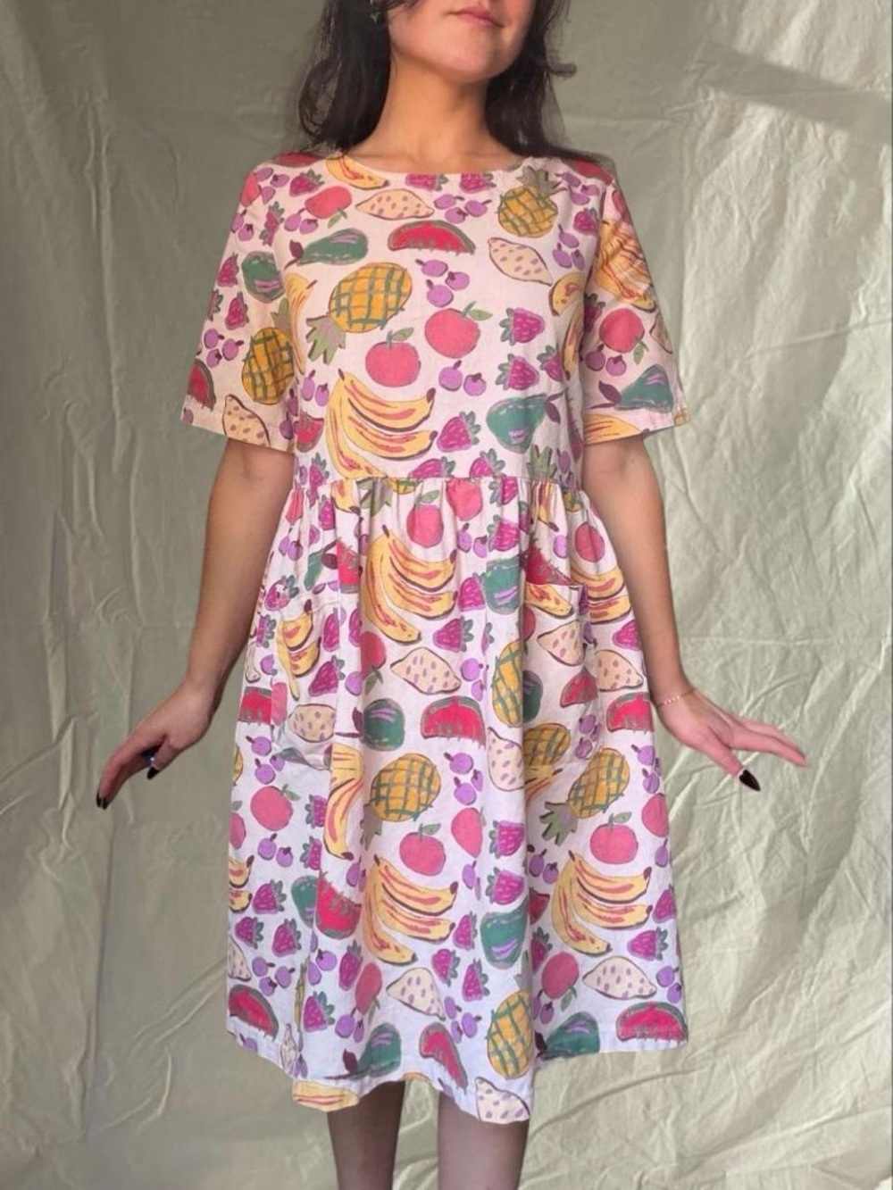 Princess Highway Fruity Smock Dress